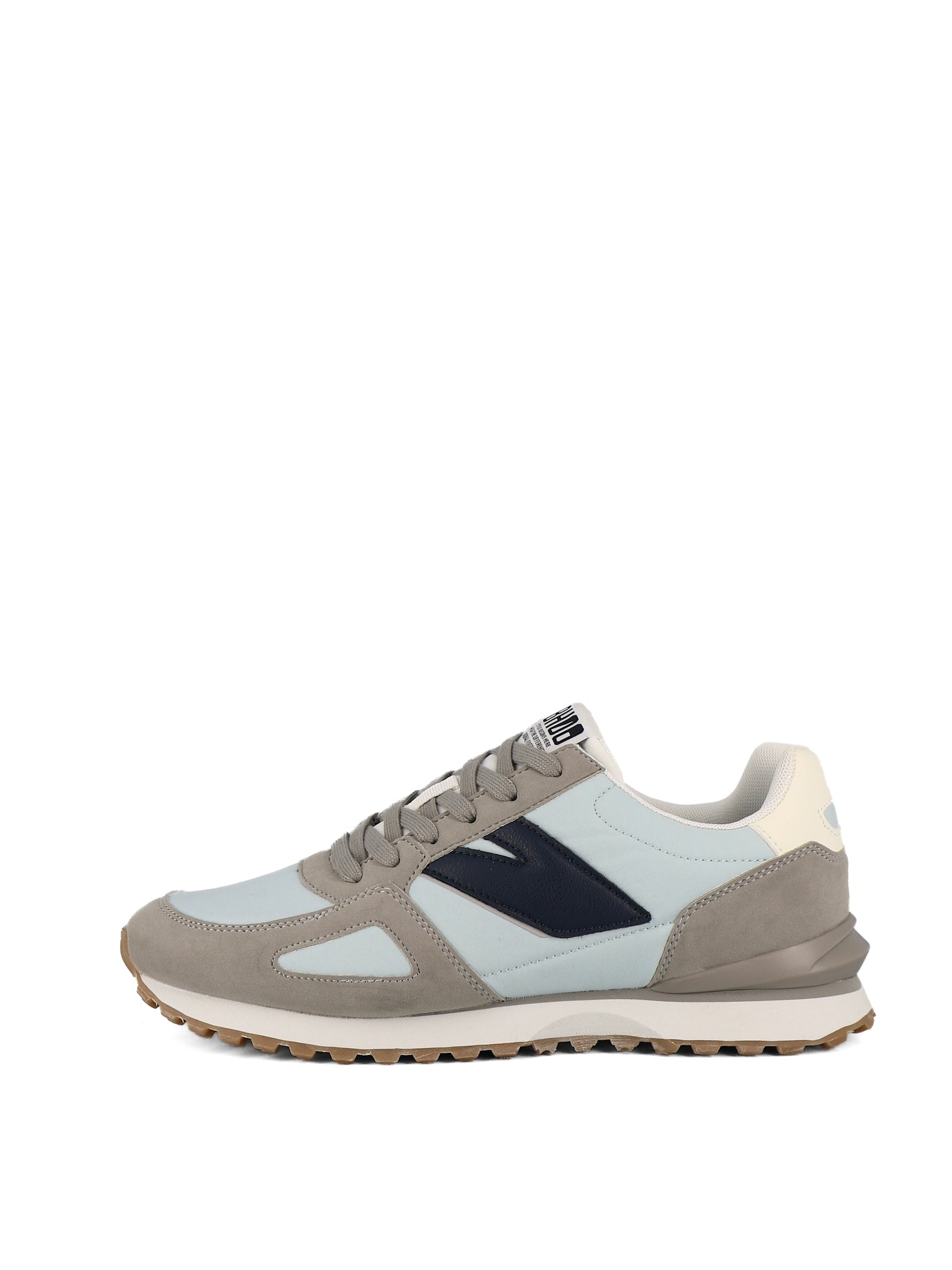 Sneakers stringate uomo BHOO BHM613H25 grigio chiaro