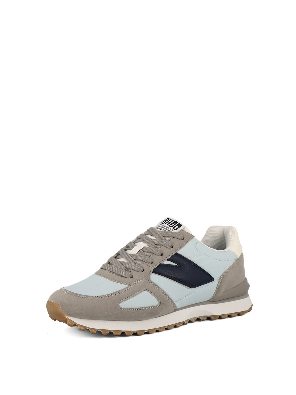 Sneakers stringate uomo BHOO BHM613H25 grigio chiaro