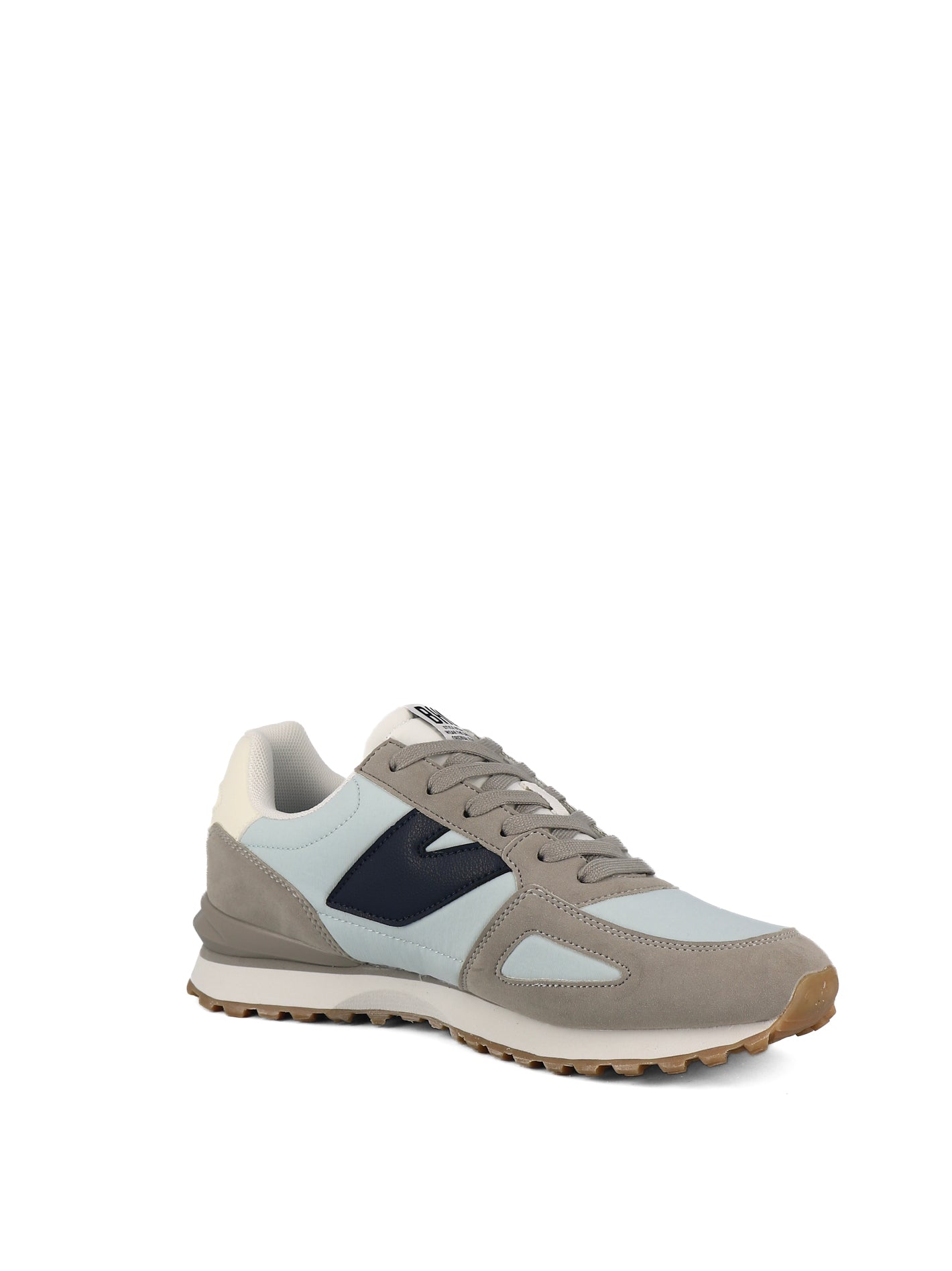Sneakers stringate uomo BHOO BHM613H25 grigio chiaro
