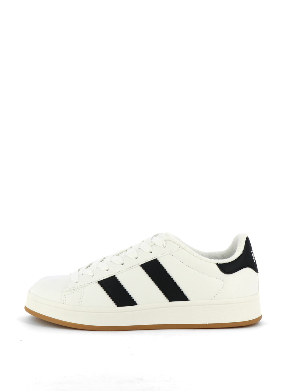 Sneakers stringate uomo BHOO BHM614A04 bianco nero