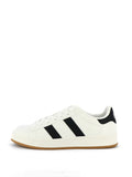 Sneakers stringate uomo BHOO BHM614A04 bianco nero