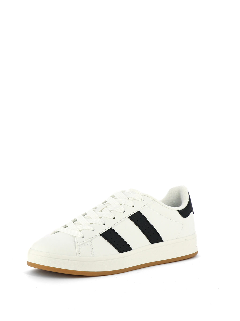Sneakers stringate uomo BHOO BHM614A04 bianco nero