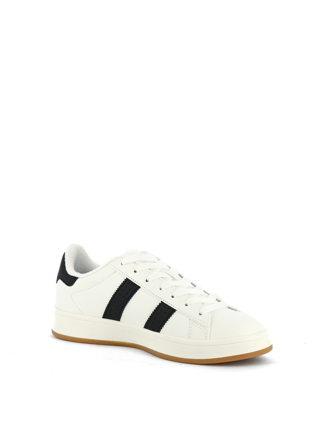 Sneakers stringate uomo BHOO BHM614A04 bianco nero
