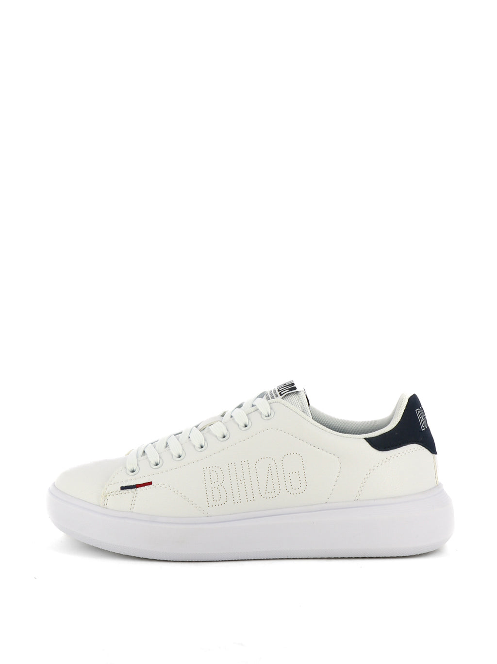 Sneakers stringate uomo BHOO BHM614A22 bianco