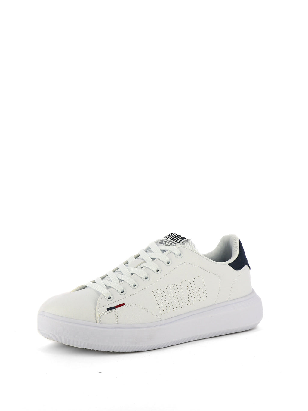 Sneakers stringate uomo BHOO BHM614A22 bianco